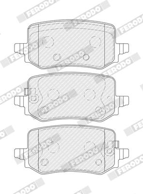 Ferodo Remblokkenset, schijfrem FDB5459