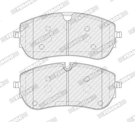 Ferodo Remblokkenset, schijfrem FDB5461