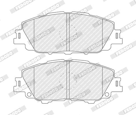 Ferodo Remblokkenset, schijfrem FDB5520