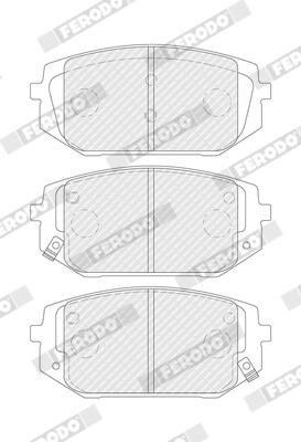 Ferodo Remblokkenset, schijfrem FDB5531