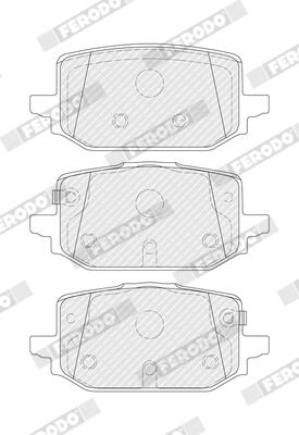Ferodo Remblokkenset, schijfrem FDB5535