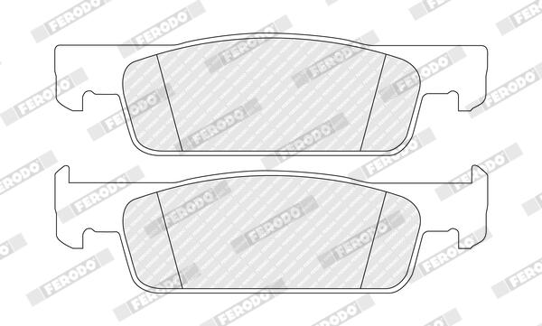 Ferodo Remblokkenset, schijfrem FDB5558