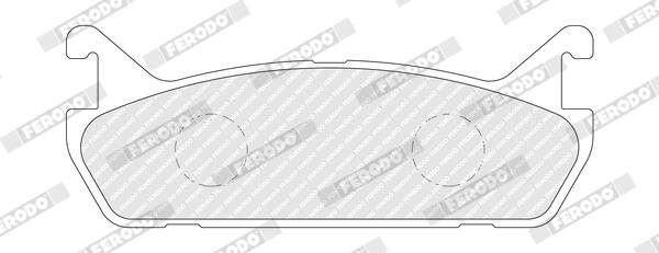 Ferodo Remblokset FDB654