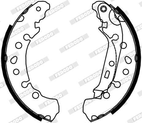 Ferodo Remschoenset FSB4334