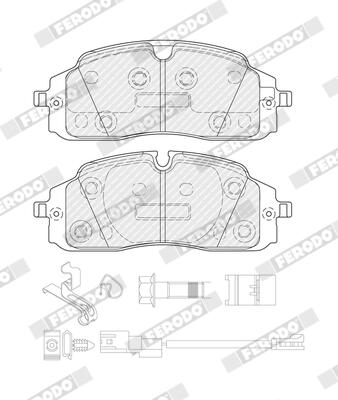 Ferodo Remblokkenset, schijfrem FVR5629