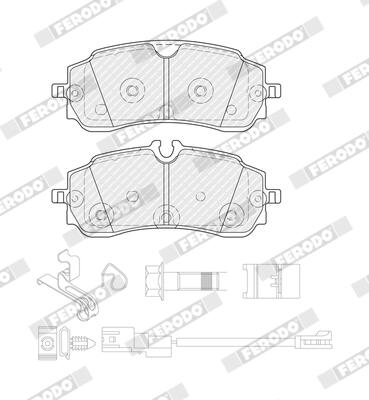 Ferodo Remblokkenset, schijfrem FVR5630