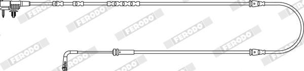 Ferodo Waarschuwingscontact, remvoering-/blokslijtage FWI472