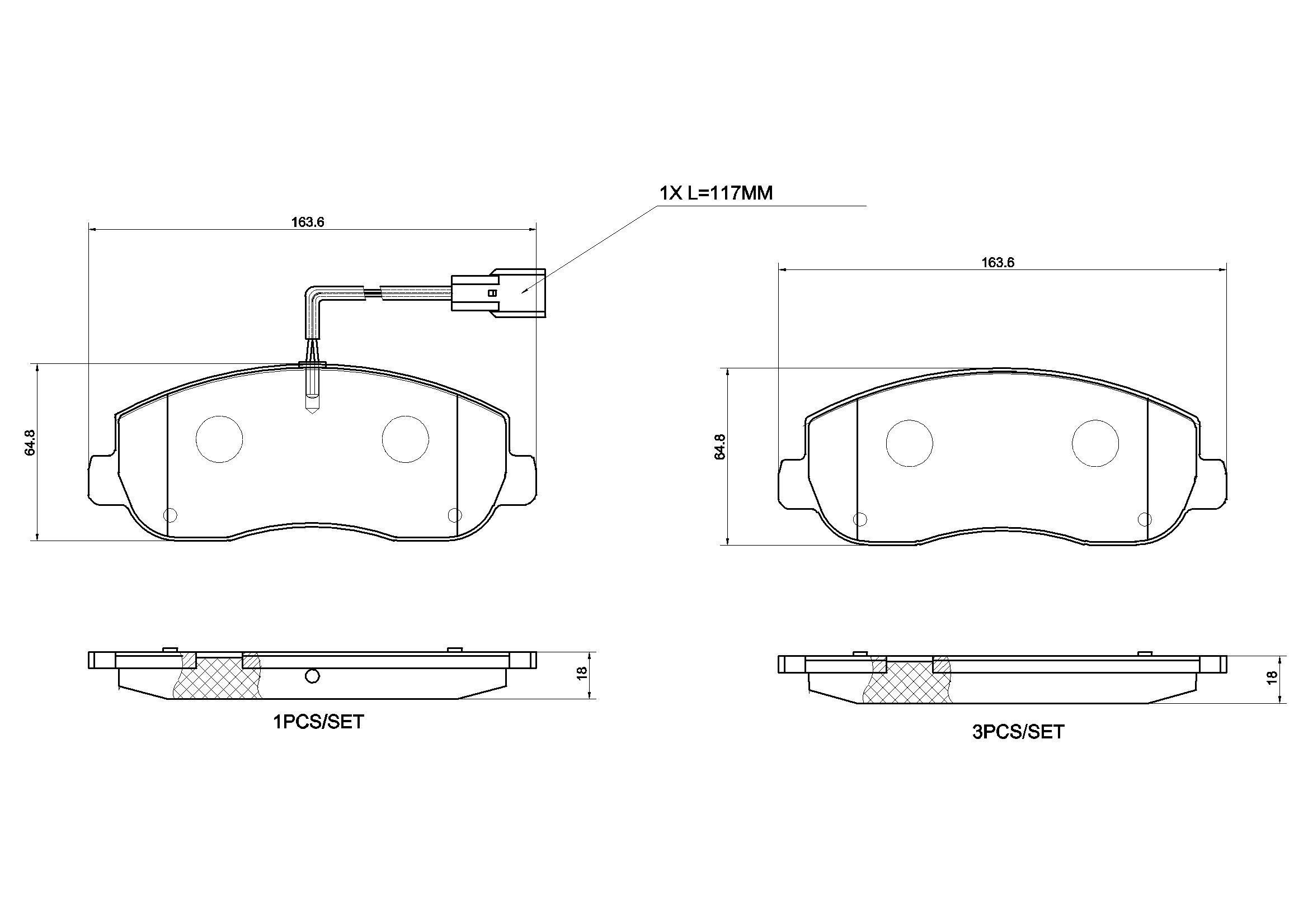 Brembo Remblokset P 68 062G