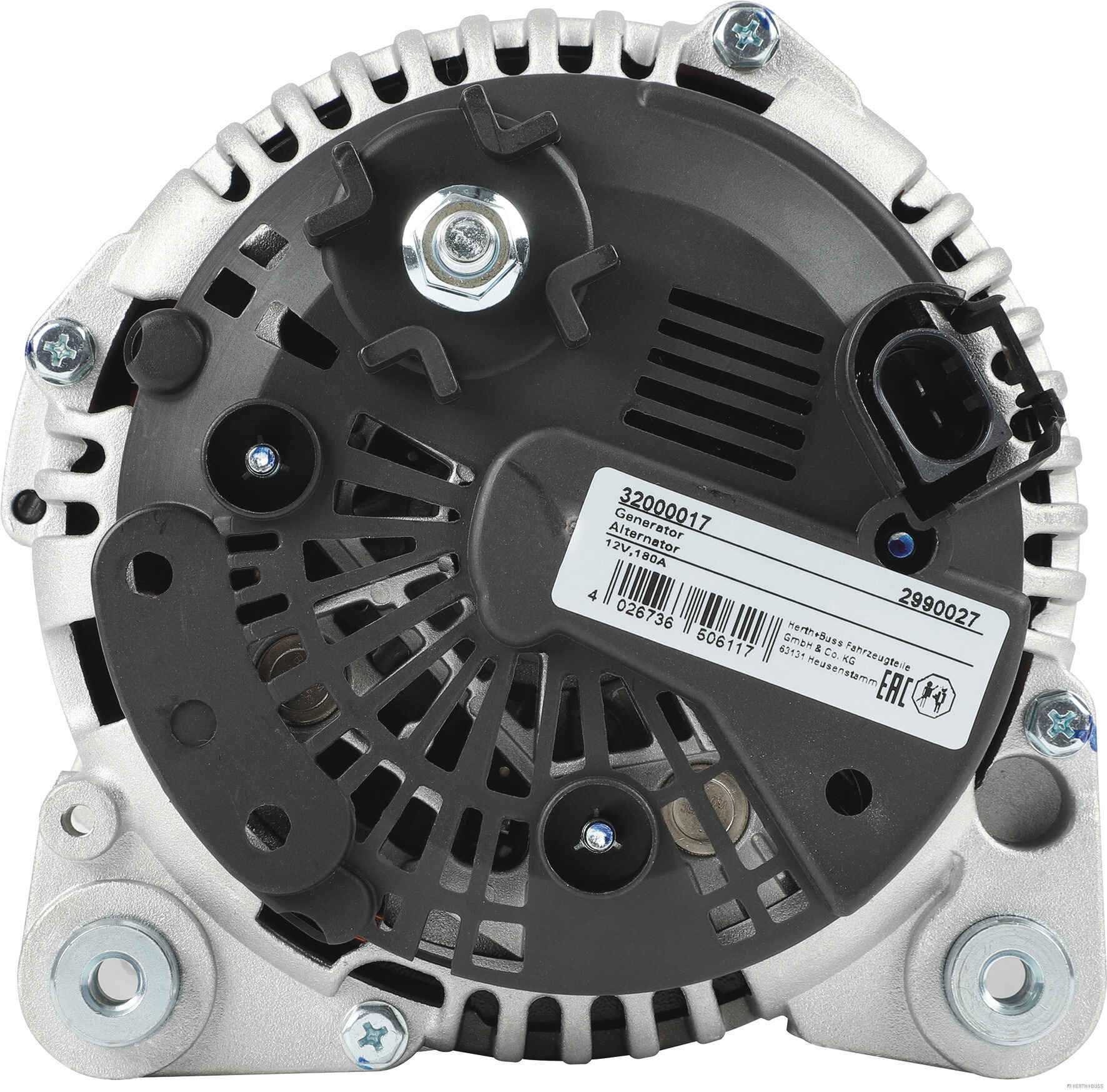 Herth+Buss Elparts Alternator/Dynamo 32000017
