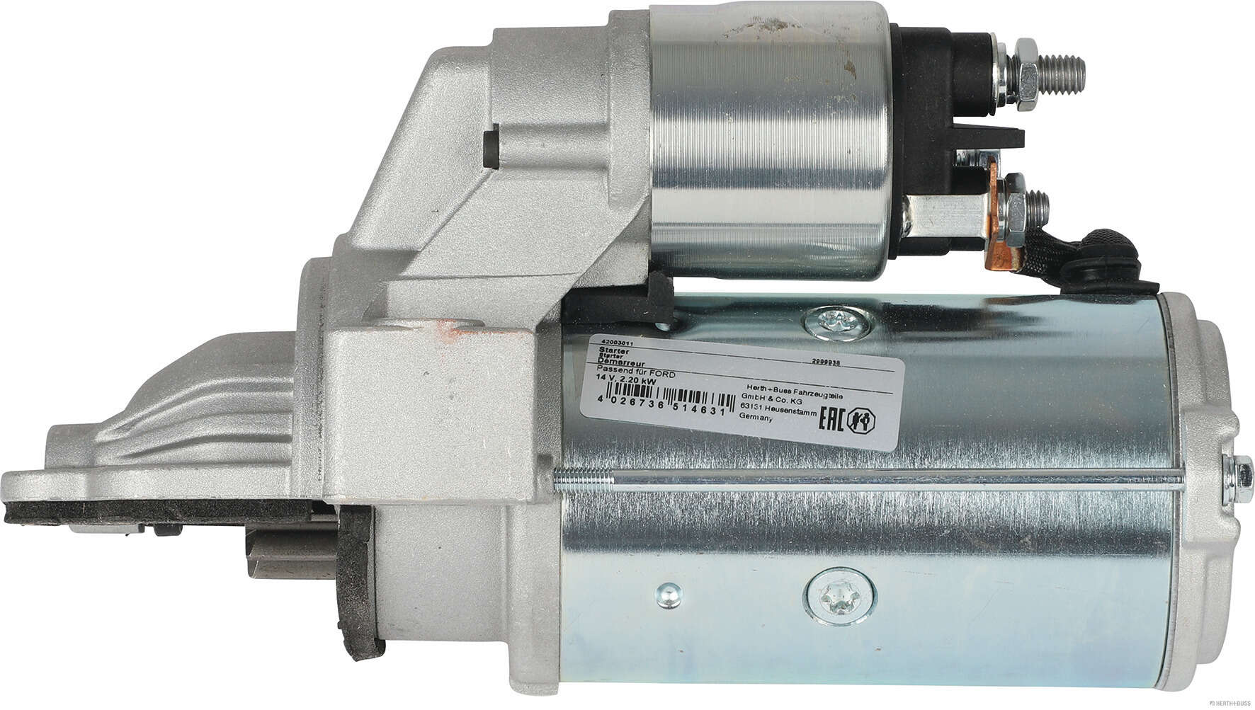 Herth+Buss Elparts Startmotor / Starter 42003011