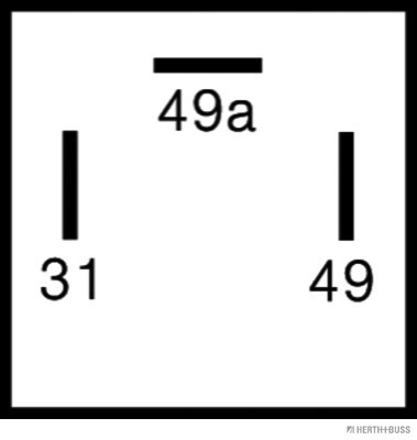 Herth+Buss Elparts Knipperlichtautomaat, pinkdoos 75605032