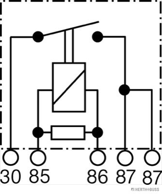 Herth+Buss Elparts Relais, arbeidsstroom 75613110