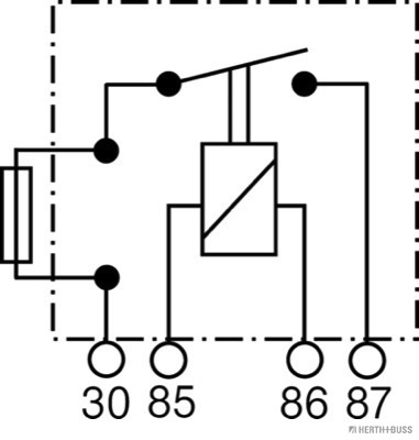 Herth+Buss Elparts Relais, arbeidsstroom 75613113