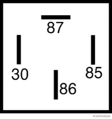 Herth+Buss Elparts Relais, arbeidsstroom 75613115