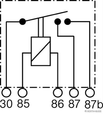 Herth+Buss Elparts Relais, arbeidsstroom 75613116