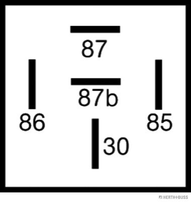 Herth+Buss Elparts Relais, arbeidsstroom 75613116