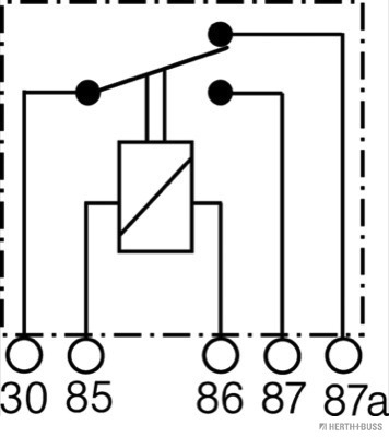 Herth+Buss Elparts Relais, arbeidsstroom 75613151