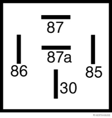 Herth+Buss Elparts Relais, arbeidsstroom 75613152