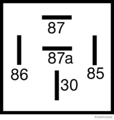 Herth+Buss Elparts Relais, arbeidsstroom 75613154