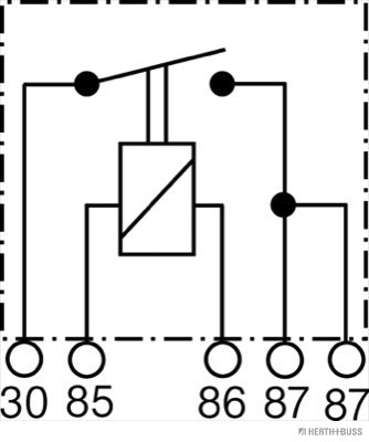 Herth+Buss Elparts Relais, arbeidsstroom 75613212