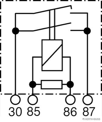 Herth+Buss Elparts Relais, arbeidsstroom 75899302
