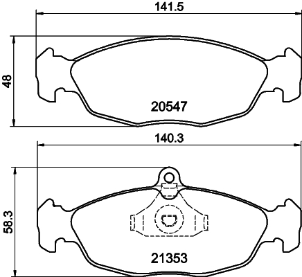 Mintex Remblokset MDB1556