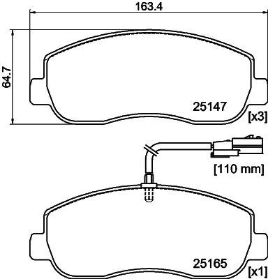 Remblokset Mintex MDB3093