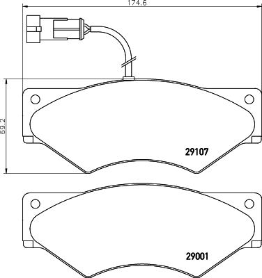Remblokset Mintex MDB2603