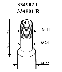 KYB Schokdemper 334901
