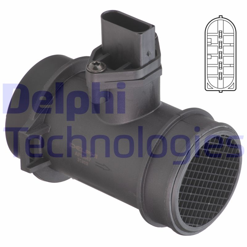 Delphi Diesel Luchtmassameter AF10647-12B1