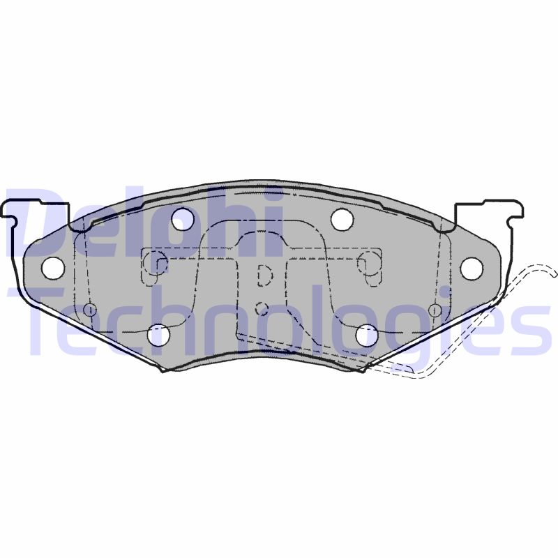 Delphi Diesel Remblokset LP1157