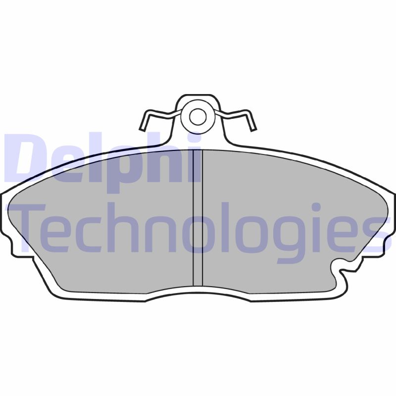 Remblokset Delphi Diesel LP1210