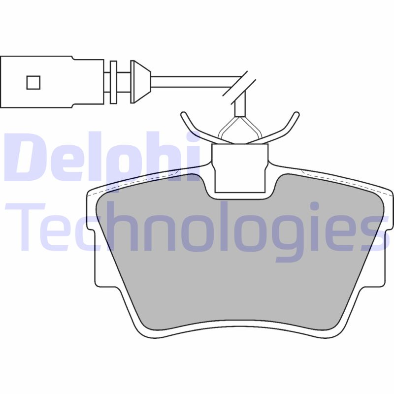 Remblokset Delphi Diesel LP1511