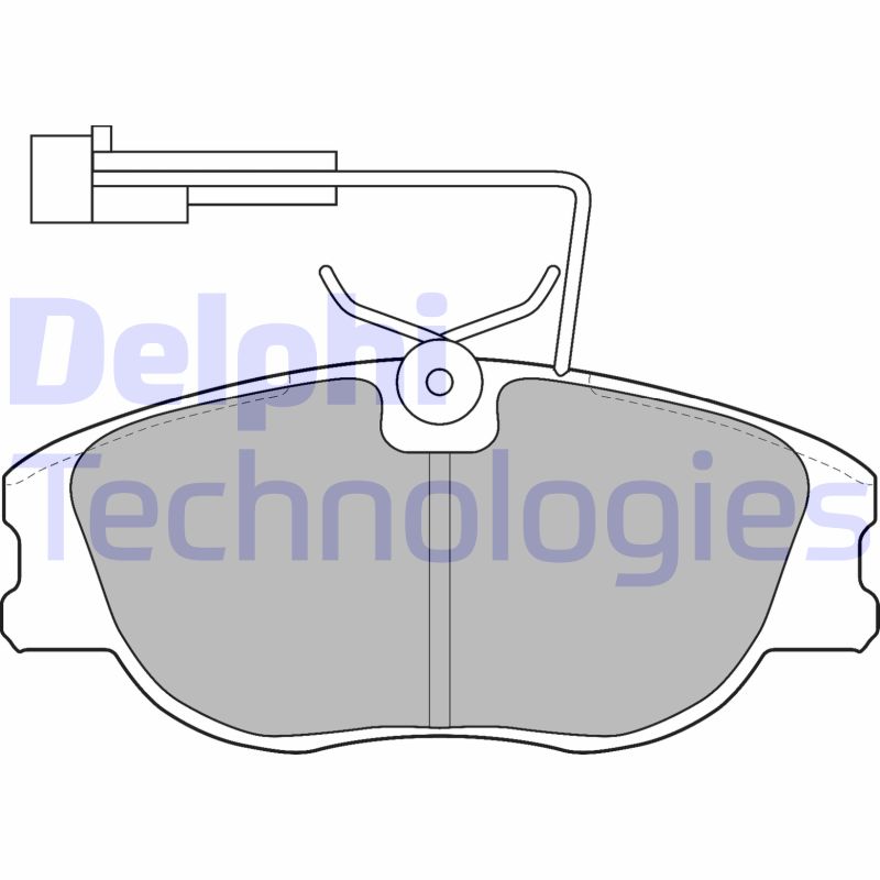 Remblokset Delphi Diesel LP1536