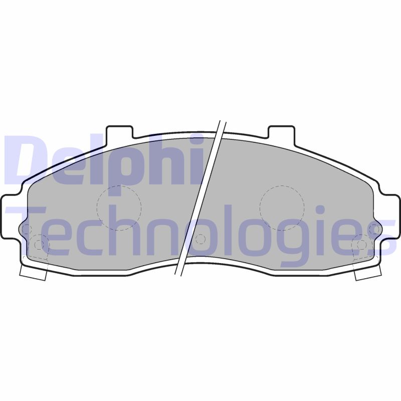 Delphi Diesel Remblokset LP1664