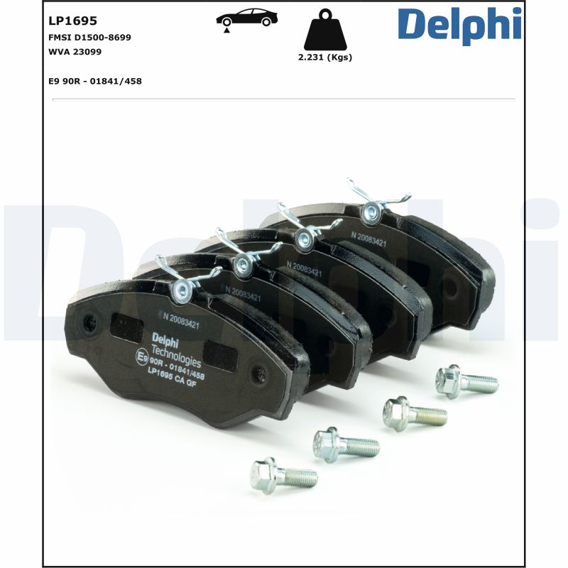 Delphi Diesel Remblokset LP1695