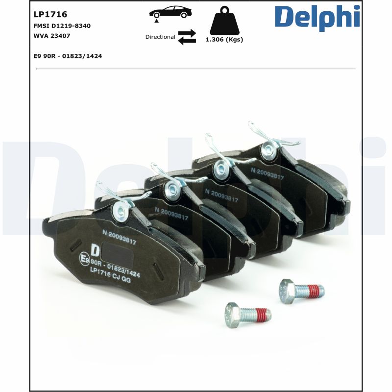 Delphi Diesel Remblokset LP1716