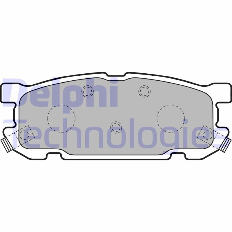 Delphi Diesel Remblokset LP1762