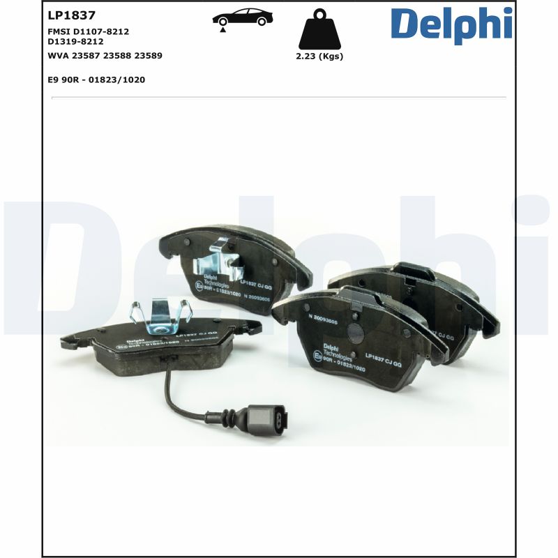 Delphi Diesel Remblokset LP1837