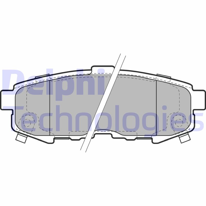 Delphi Diesel Remblokset LP1978
