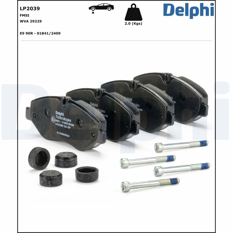 Delphi Diesel Remblokset LP2039