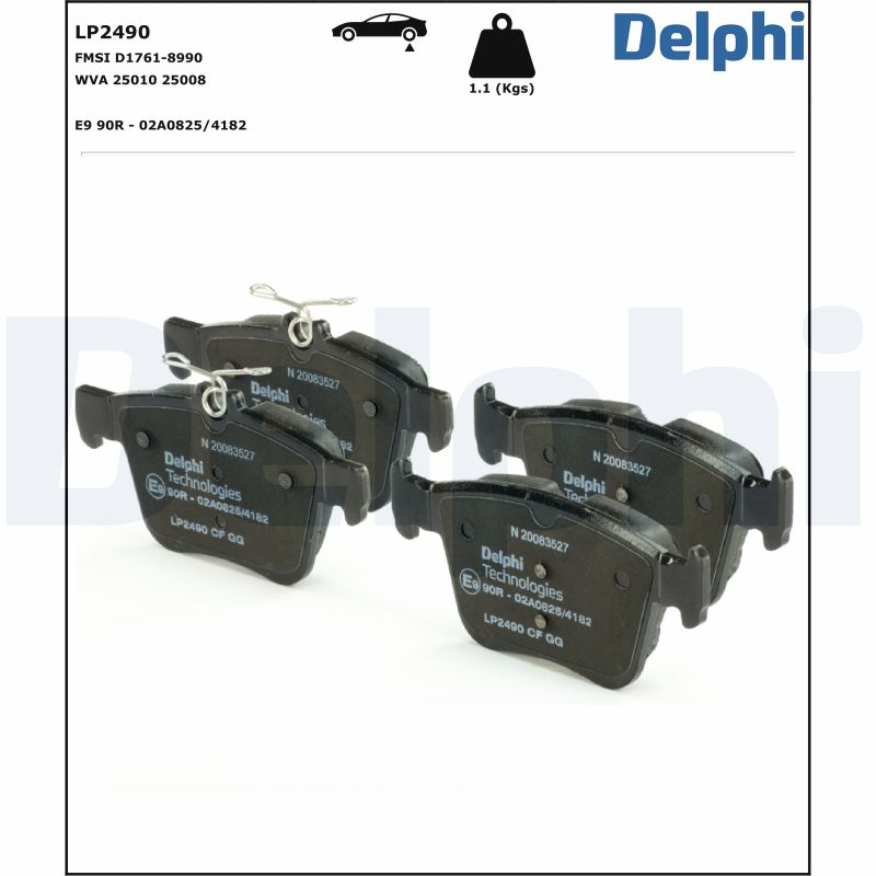 Delphi Diesel Remblokset LP2490