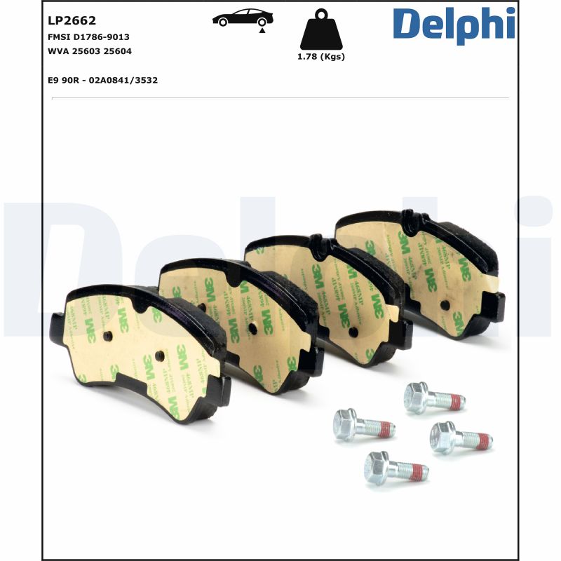 Delphi Diesel Remblokset LP2662