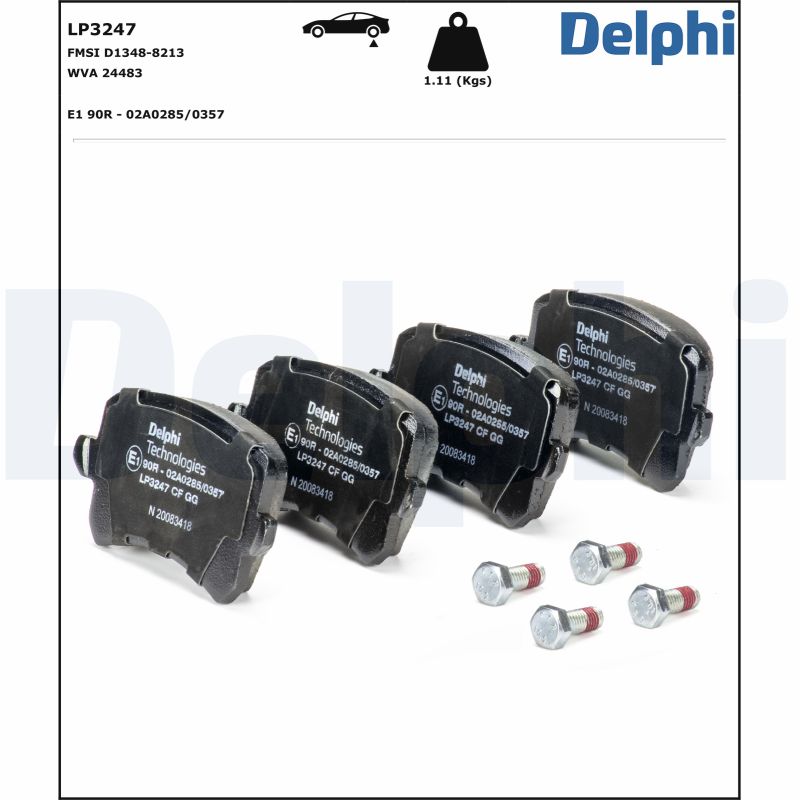 Delphi Diesel Remblokset LP3247