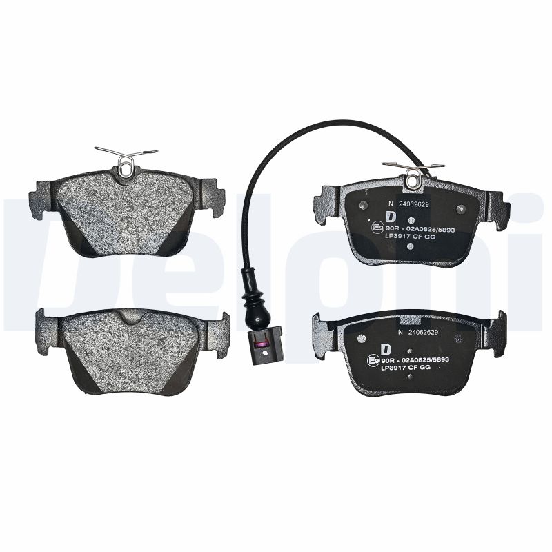 Delphi Diesel Remblokkenset, schijfrem LP3917