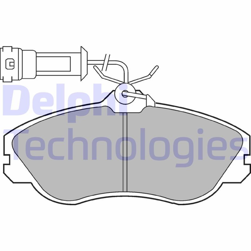 Delphi Diesel Remblokset LP579