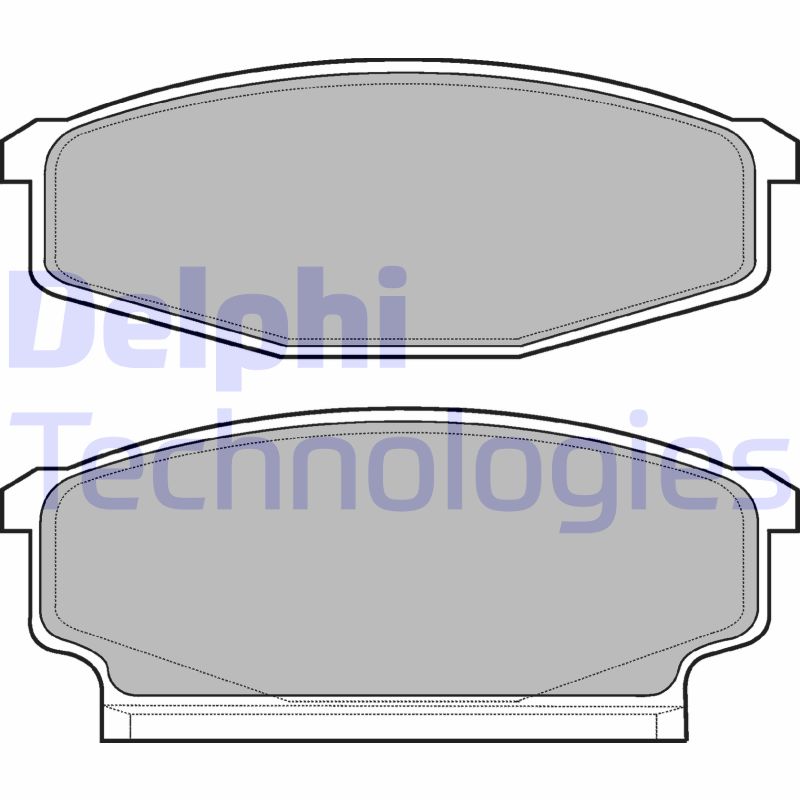 Delphi Diesel Remblokset LP610