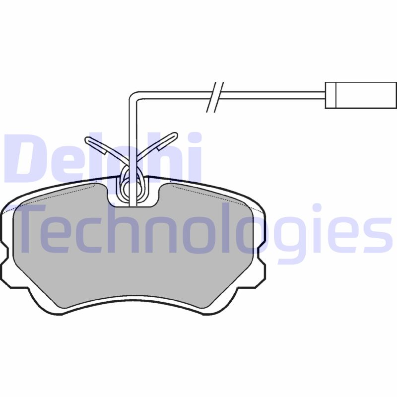 Delphi Diesel Remblokset LP900