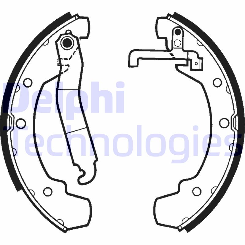 Delphi Diesel Remschoen set LS1403