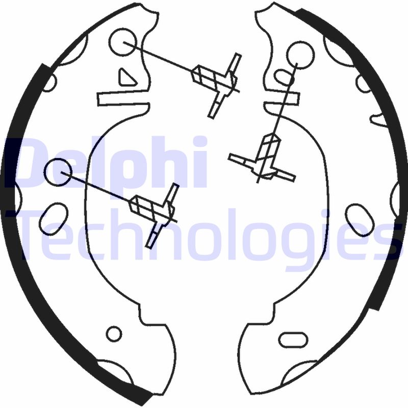 Remschoen set Delphi Diesel LS1631
